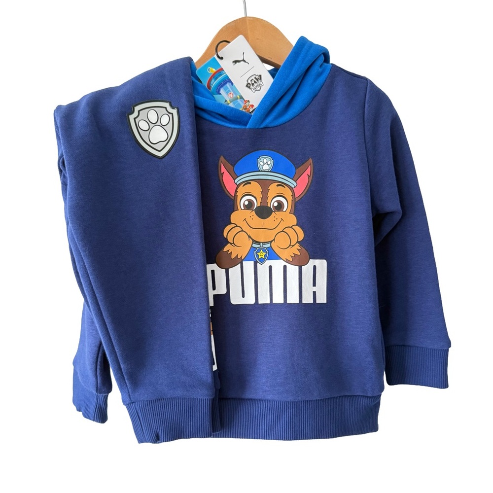 New Puma x Paw Patrol Chase Matching Sweater & Joggers 24 Months
